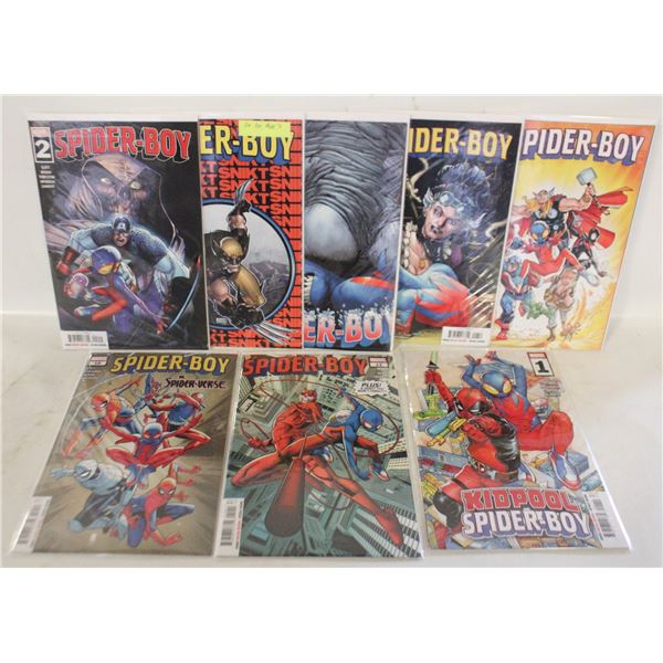 SPIDERBOY COMICS ALL NEW INC 2 KEY ISSUES
