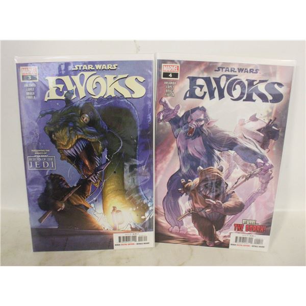 STAR WARS EWOKS COMICS NEW/UNREAD