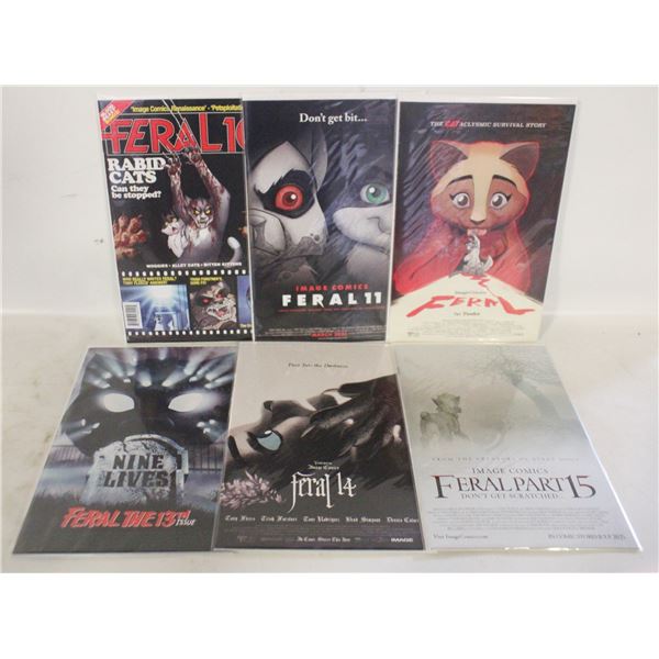 ALL NEW INDY COMICS FERAL HORROR CVR’S