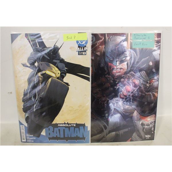 NEW DC ABSOLUTE BATMAN 1&2