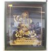 Image 1 : 28X30 GOLD-GILT TIBETAN BHUDDIST DEITY