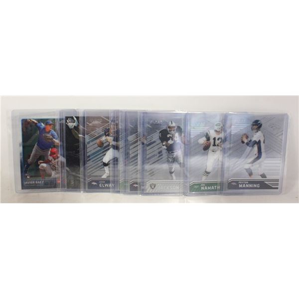 8 FOOTBALL AND BASEBALL CARDS