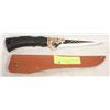 Image 1 : NEW VIKING STYLE FILLET  BLACK STEEL KNIFE
