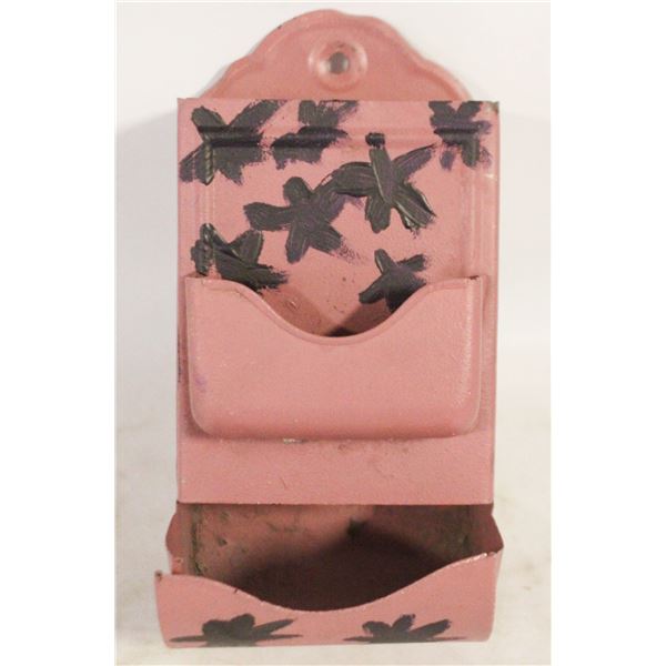 ANTIQUE WALL MATCH KEEPER - ESTATE