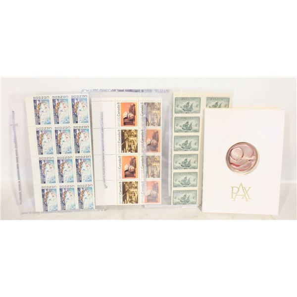 ESTATE OLD STAMPS + 1980 FRANKLIN MINT