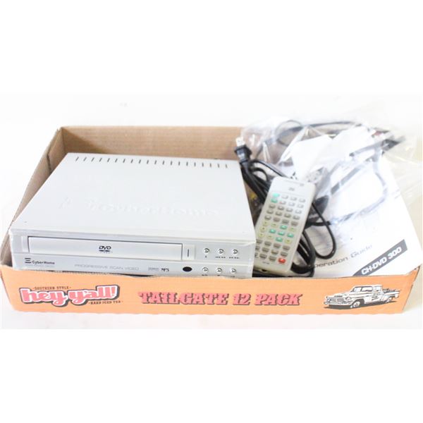 CYBER HOME DVD PLAYER USED ONCE