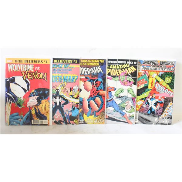 MARVEL COMICS ASSSORTED LOT OF 5
