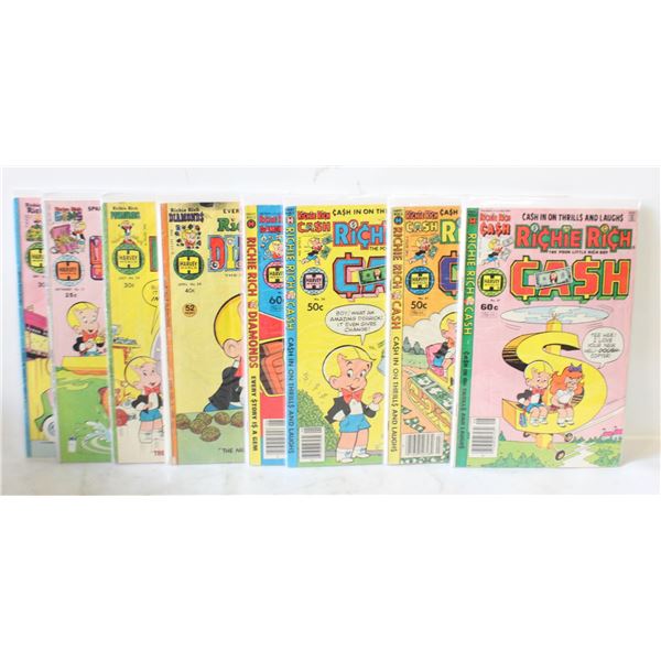 RICHIE RICH COMICS LOT OF 10