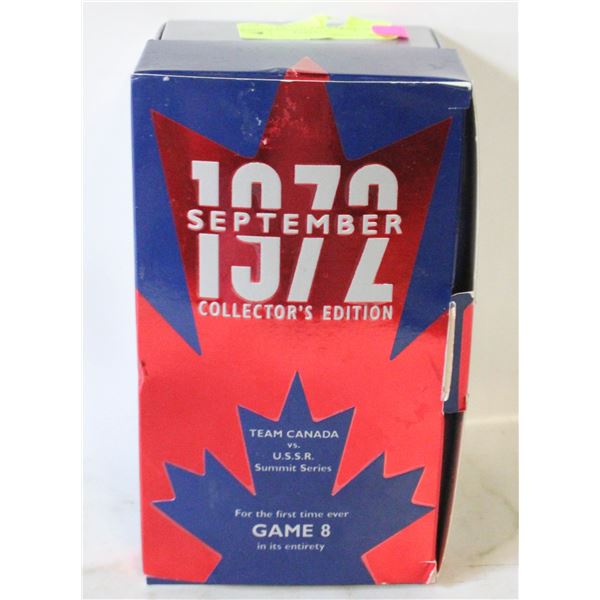 VHS HOCKEY SET 1972 SEPTEMBER
