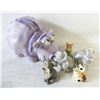 Image 1 : ESTATE HIPPOPOTAMUS + ANIMAL ORNAMENTS