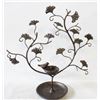 Image 1 : VINTAGE METAL 16" JEWELRY HOLDER STAND