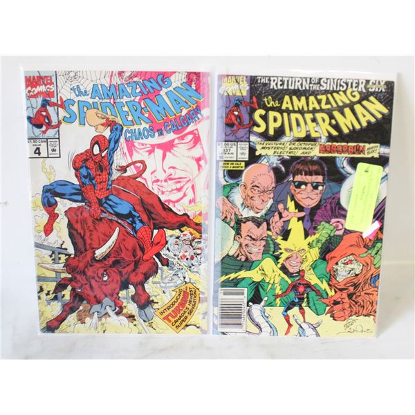 AMAZING SPIDERMAN #4 & 337 COLLECTOR COMIC