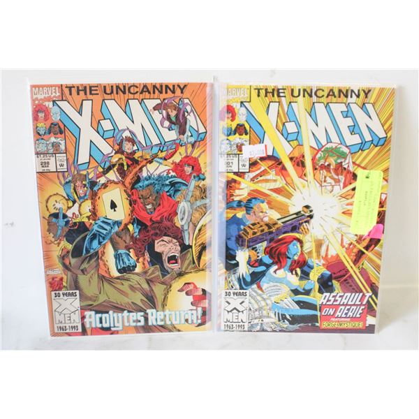 UNCANNY X-MEN #298 & 301 COLLECTOR COMICS