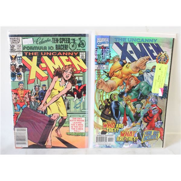 UNCANNY X-MEN #151 & 360 COLLECTOR COMICS