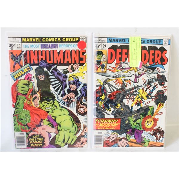 INHUMANS #12 & DEFENDERS #59