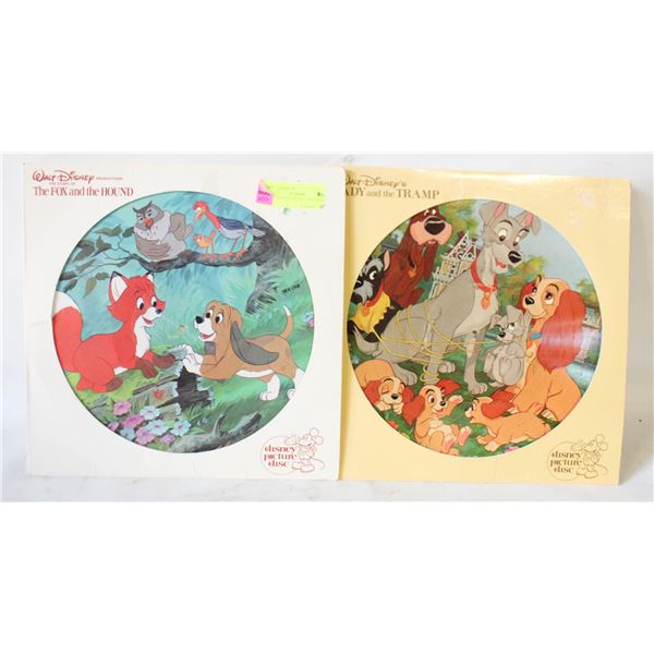 WALT DISNEY SET OF 2 RECORDS