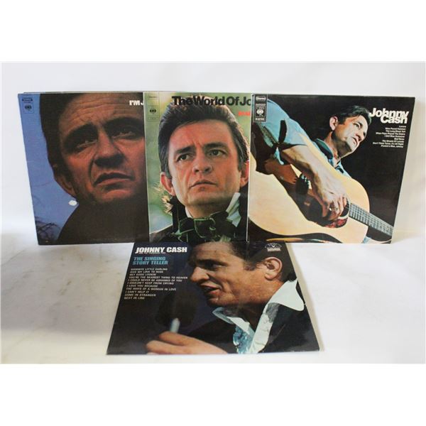 4 JOHNNY CASH LP’S