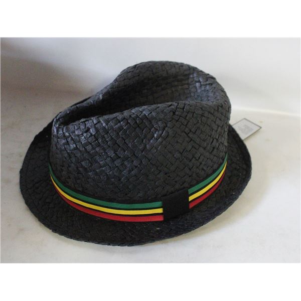 MENS BLACK STRAW BILLABONG HAT