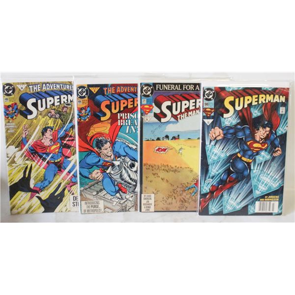 SUPERMAN COMICS LOT OF 5