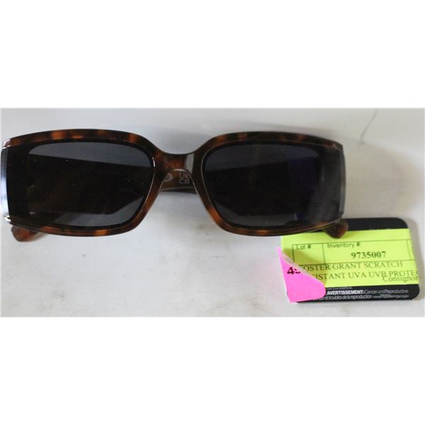 FOSTER GRANT SCRATCH RESISTANT UVA UVB PROTECTION