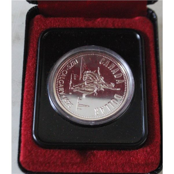 1985 CALGARY CENTENNIAL SILVER DOLLAR PROOF COIN