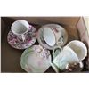 Image 1 : COLLECTION OF 4 FINE CHINA CUPS AND SAUCERS
