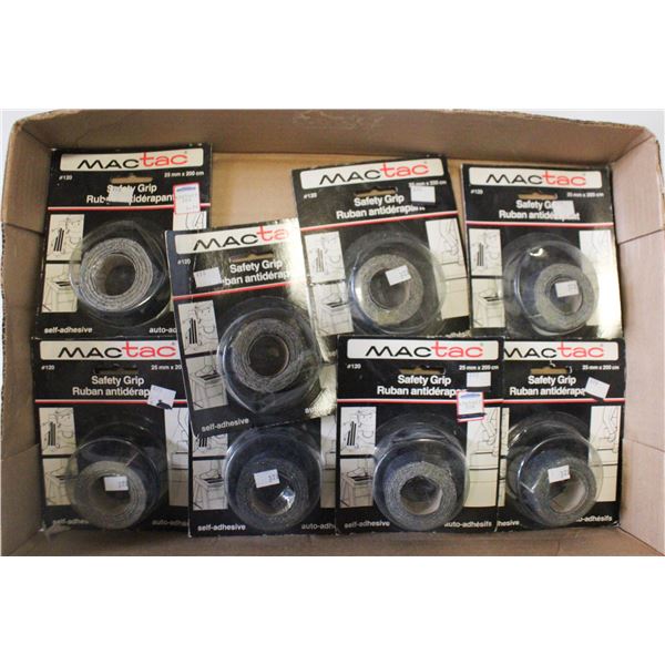 8 ROLLS SAFETY GRIP MACTAC 25MM X 200CM EACH