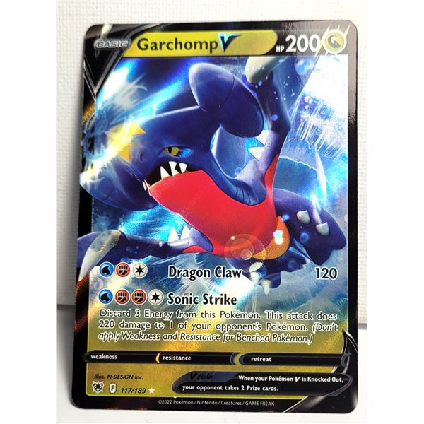 11)  GARCHOMP V ULTRA RARE 117/189