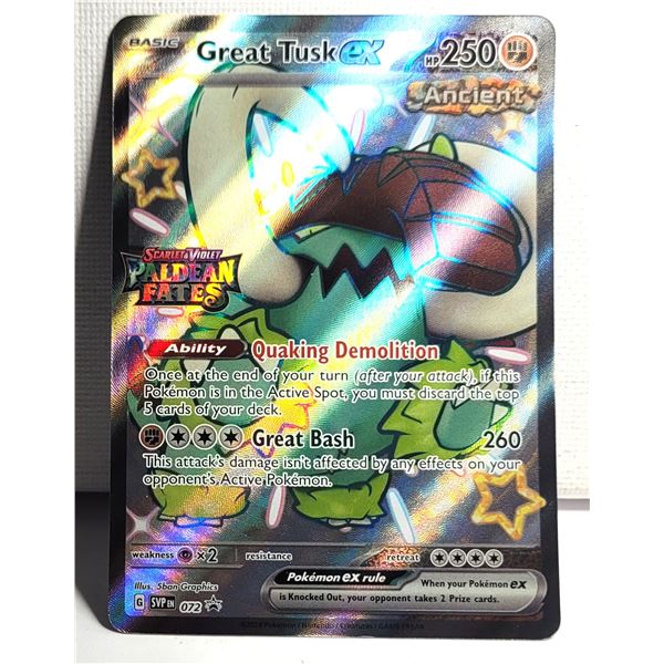 19)  GREAT TUSK EX  SUP 72 HOLO ULTRA