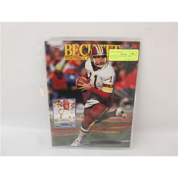 BECKETTE FOOTBALL CARD MAGAZINE