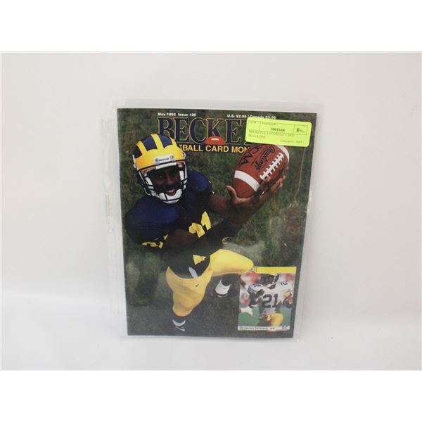 BECKETTE FOOTBALL CARD MAGAZINE