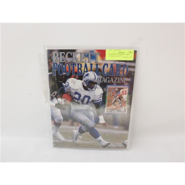 BECKETTE FOOTBALL CARD MAGAZINE ISSUE