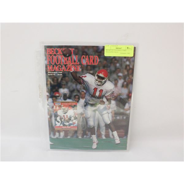 BECKETTE FOOTBALL CARD MAGAZINE ISSUE