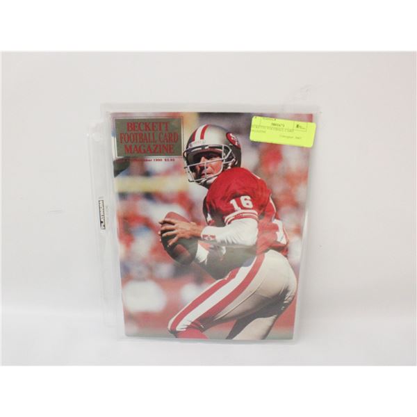 BECKETTE FOOTBALL CARD MAGAZINE
