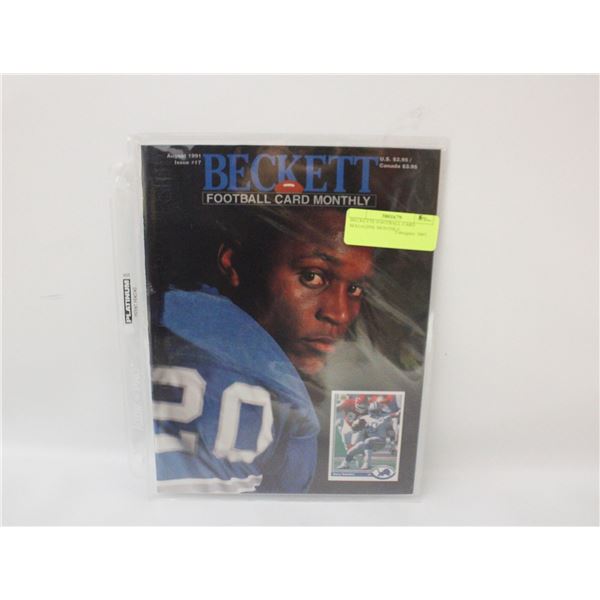 BECKETTE FOOTBALL CARD MAGAZINE MONTHLY