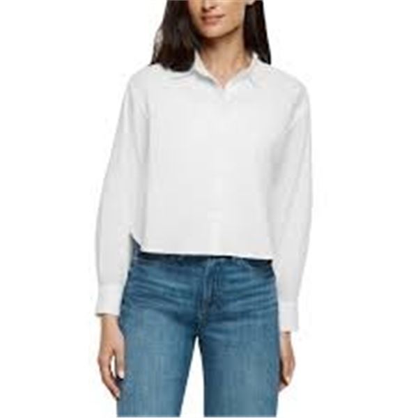 NEW GAP POPLIN WOMENS SHIRT XL WHITE