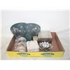 Image 1 : FLAT OF CANDLE RELATED ITEMS