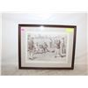 Image 1 : FRAMED PRINT "AT THE SEVENTH TEE" BY