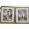 Image 1 : 2 GREEK SCENERIES PRINT FRAMED 23" X 27"