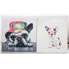 Image 1 : PAIR OF ESTATE CANINE CANVAS WALL