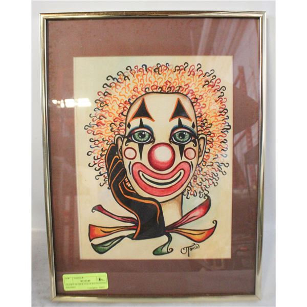 CLOWN WATER COLOURS PAINTING FRAMES