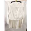 Image 1 : CREAM & GOLD CHECK JACKET WITH
