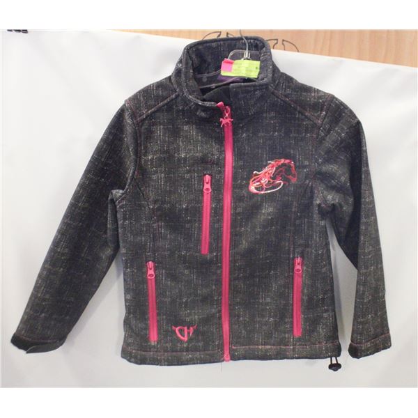 ESTATE GIRLS APR. SZ 4 ZIP UP WESTERN COAT