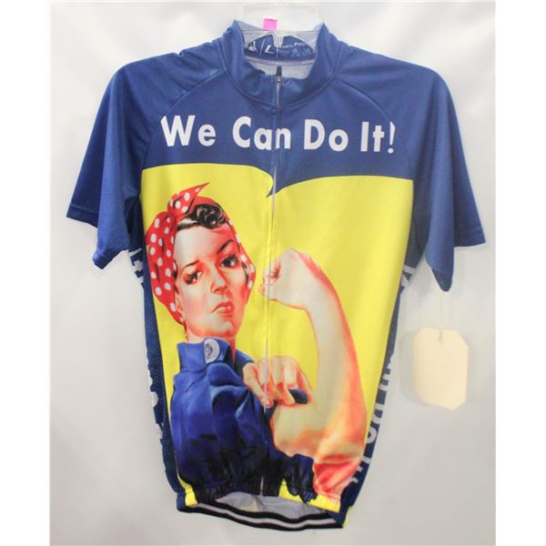 BICYCLE TOURING SHIRT "WE CAN DO IT"
