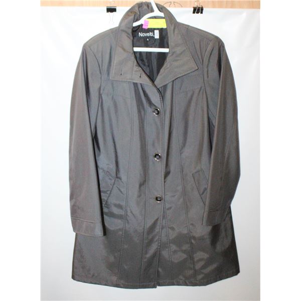 NOVELTI WOMENS TRENCH COAT- SIZE 6