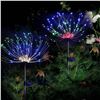 Image 1 : PACK OF TWO SOLAR FIREWORKS 8 MODES 150LED COLORED