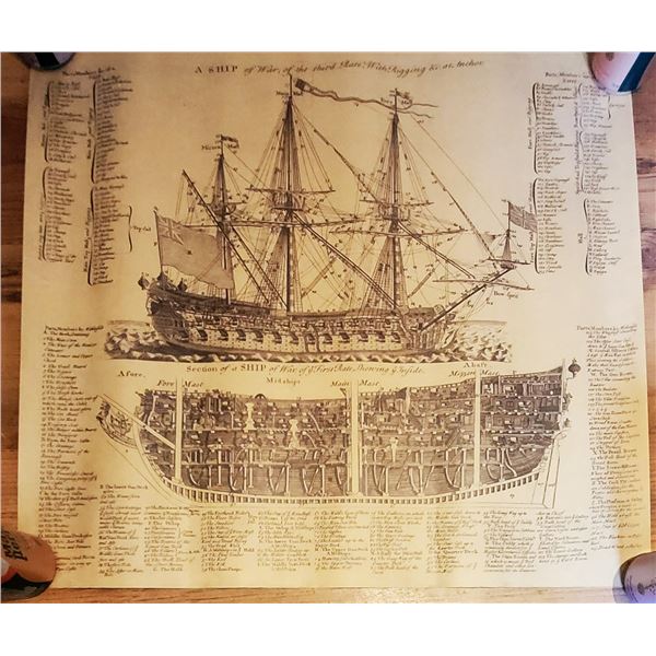 35)  DETAILED 20" X 22" POSTER OF PLANS