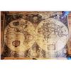 Image 1 : 36)  POSTER PF 1630 WORLD MAP, 20" X