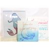 Image 2 : 3 MERMAID WALL ART DECOR SET FRAMED & CANVAS