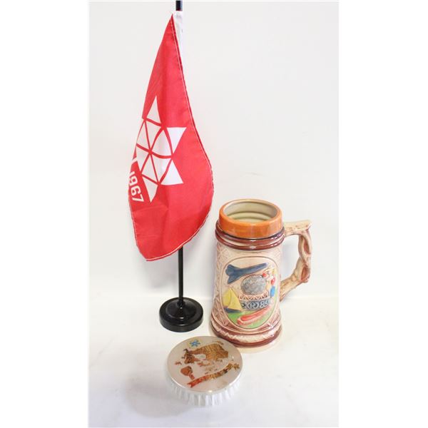 VINTAGE EXPO 1986 STEIN